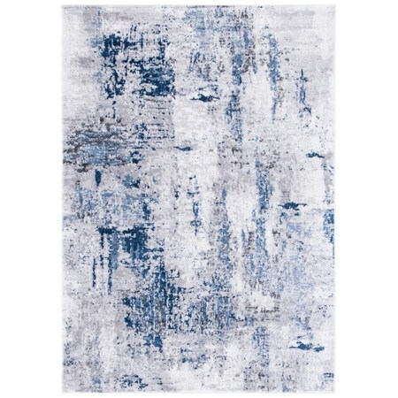 Safavieh 4 x 6 ft. Amelia 700 Power Loomed Rectangle Area Rug Grey & Light Blue ALA777G-4